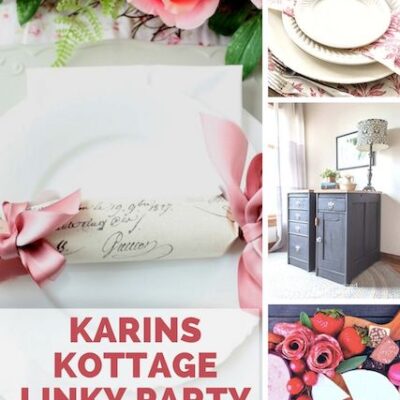 Karins Kottage Linky Party- Romantic decor ideas