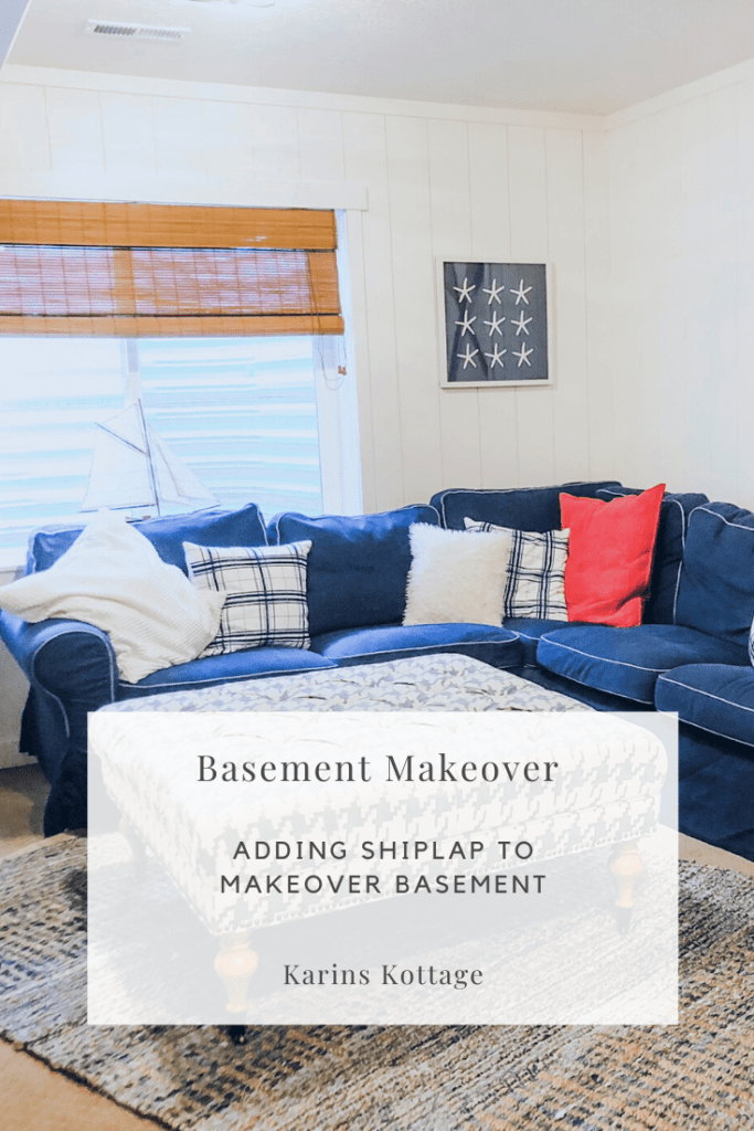 Basement makeover Do it yourself project