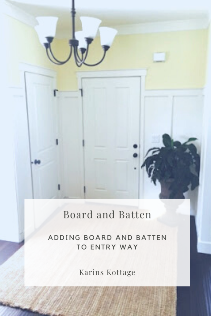 Board and batten entry way tutorial