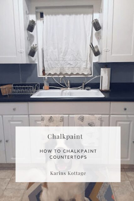 Chalk paint countertops
