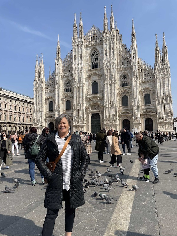 Karins Kottage traveling in Milan, Italy