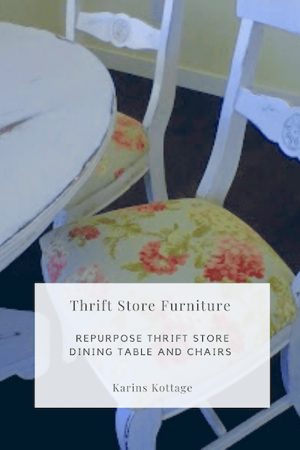 Do it yourself projects Thrift store furniture makeover
