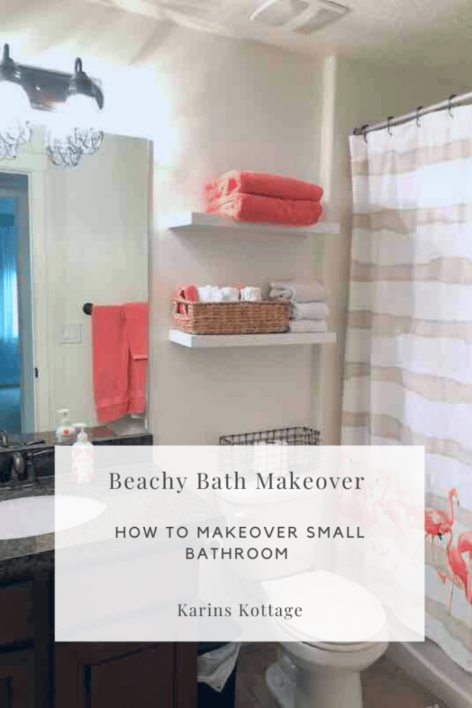 small bathroom makeover Do it yourself project
