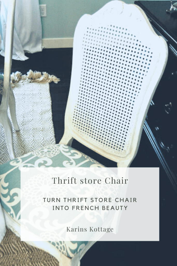 Do it yourself projects
Thrift store chair into French beauty