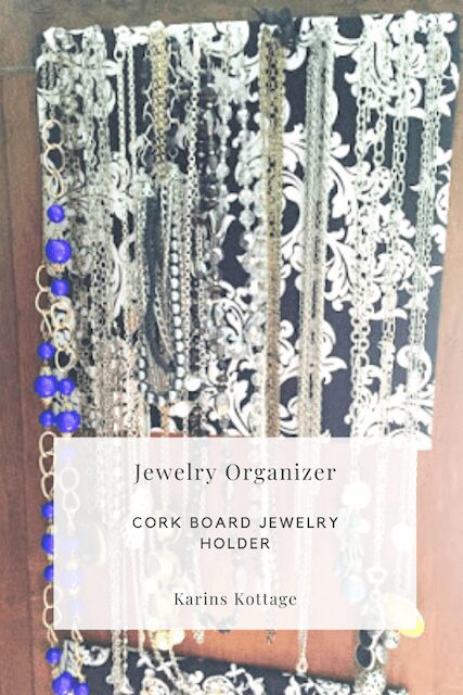 Jewelry organizer tutorial