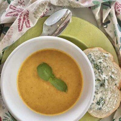 Easy carrot bisque soup recipe