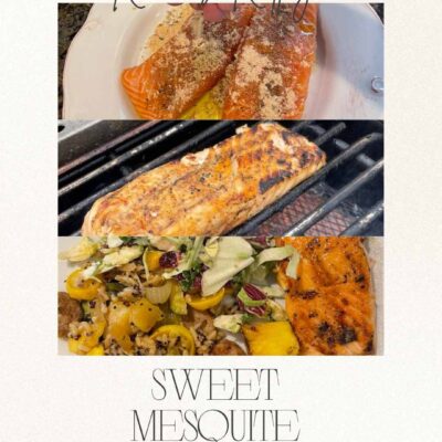 How to make easy sweet mesquite salmon recipe