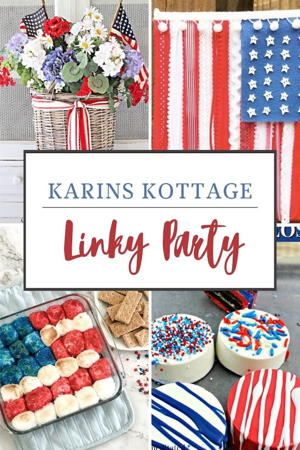 Karins Kottage linky party- Patriotic Ideas