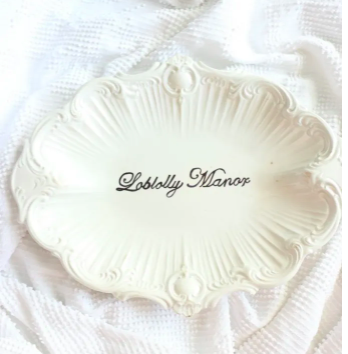 Karins Kottge LInky Party- Mother's Day Ideas Personalized vintage platter