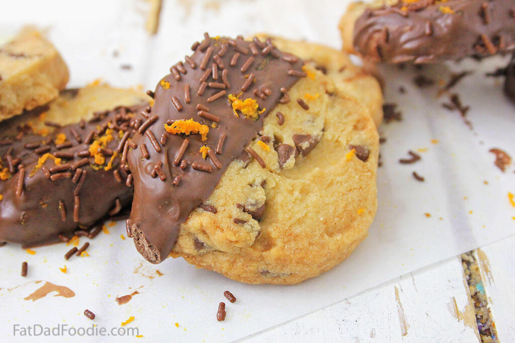 Karins Kottage LInky Party- Mother's Day Ideas Chocolate orange shortbread cookies