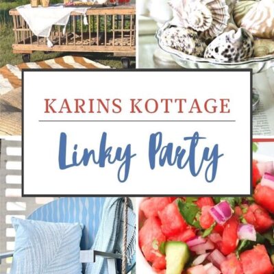 Karins kottage linky party cool summer ideas