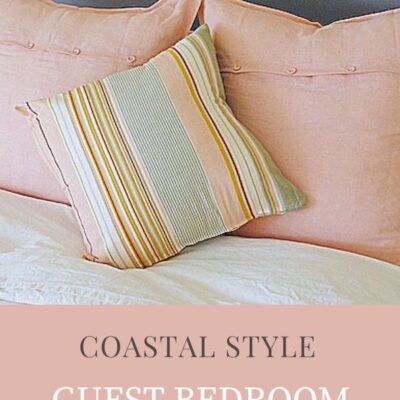 Creating coastal guest room refresh on a budget