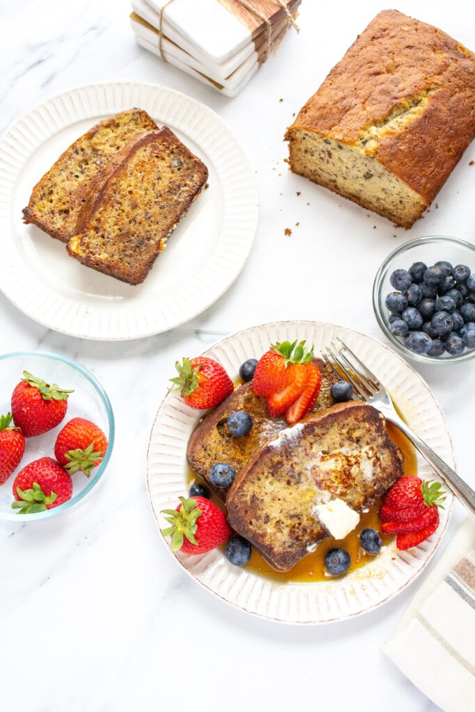 Karins Kottage LInky party- Summer recipes Banana French Toast