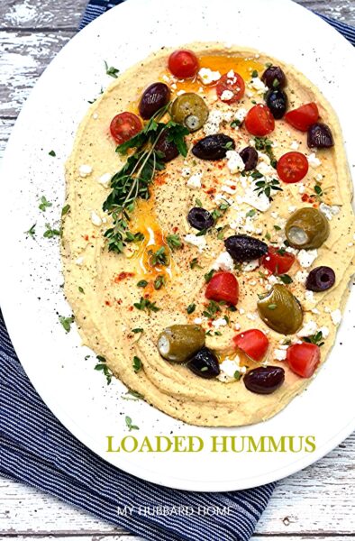 Karins Kottage LInky party- Summer recipes Loaded hummus 