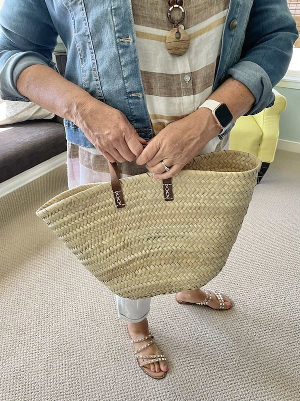 straw bag for vacation