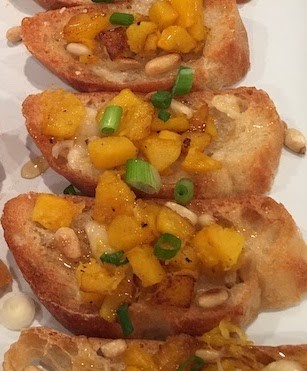 Pumpkin Bruschetta appetizer- karins kottage