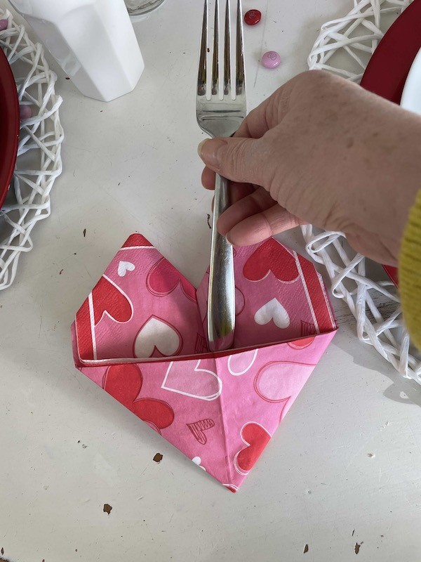 Valentine Heart Pocket napkins