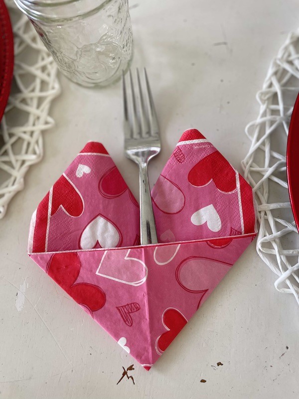 Valentine Heart Pocket napkins