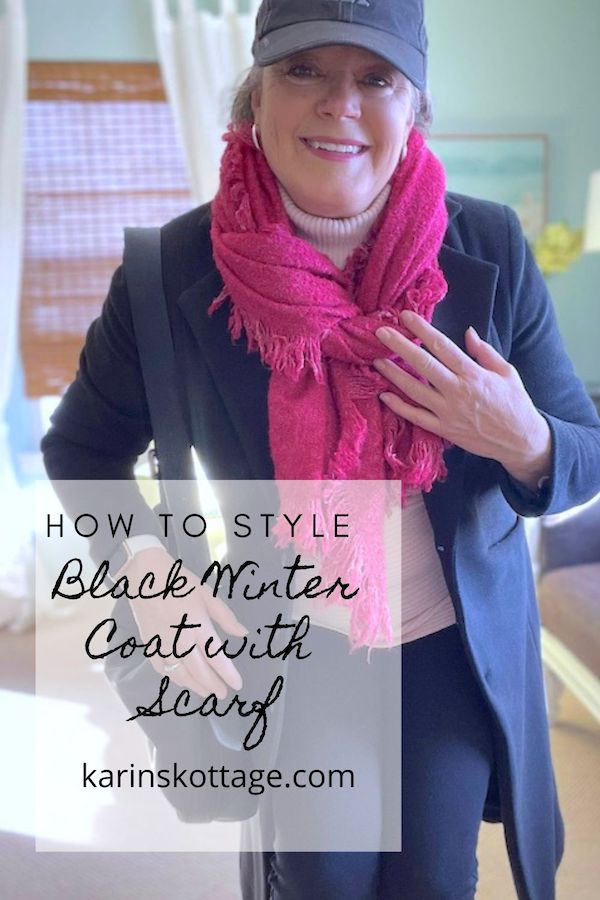 Winter Look: Blanket Scarf & Long Wool Coat  Ways to wear a scarf, Winter  looks, Long wool coat