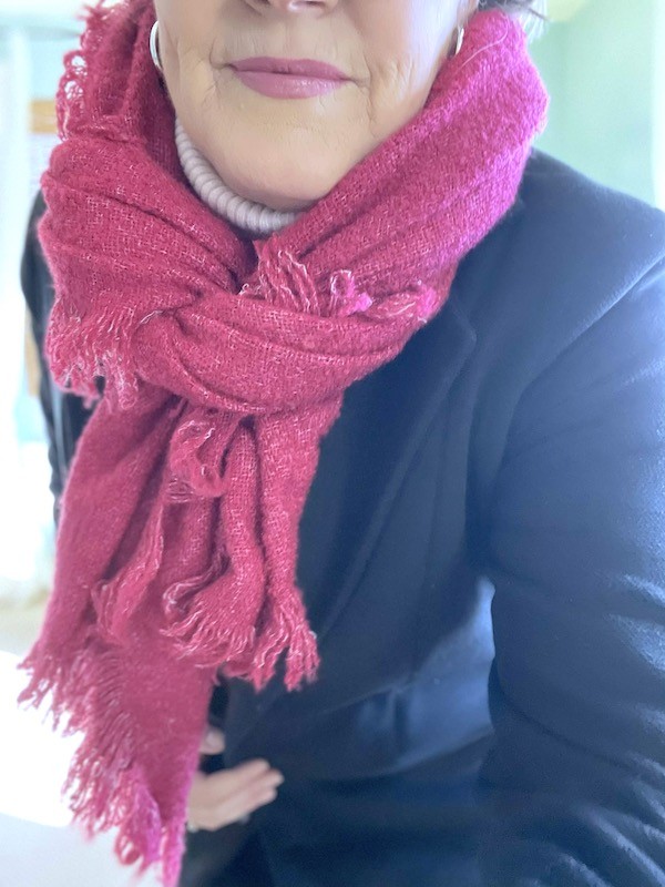 What Scarf to Wear With a Wrap Coat - Wardrobe Oxygen