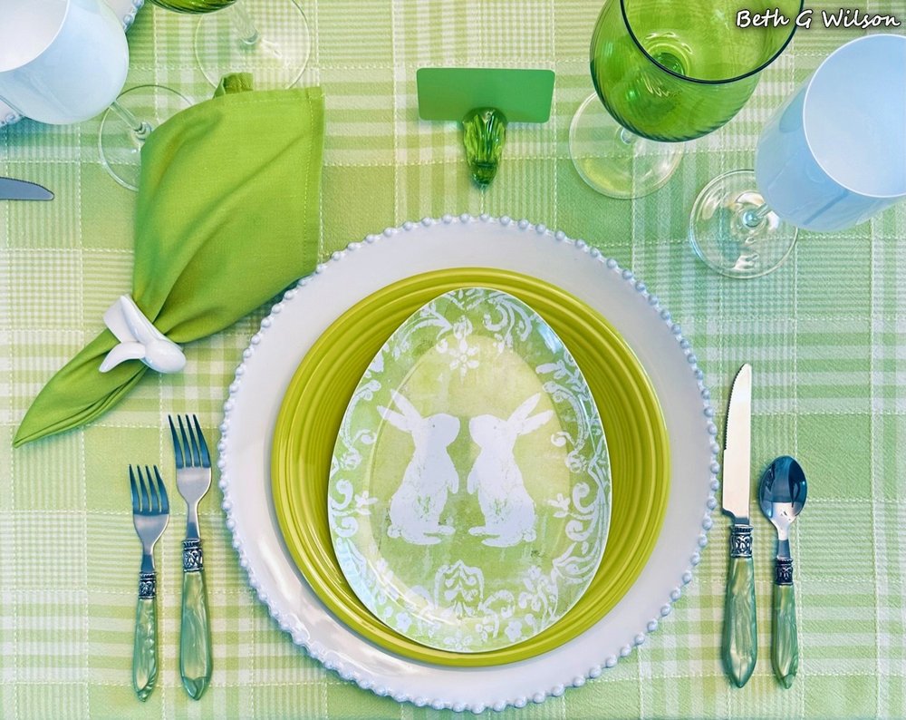 Karins Kottage Linky party #313 Easter tablescape