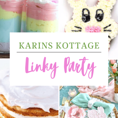 Karins Kottage Linky Party- Easter Colors