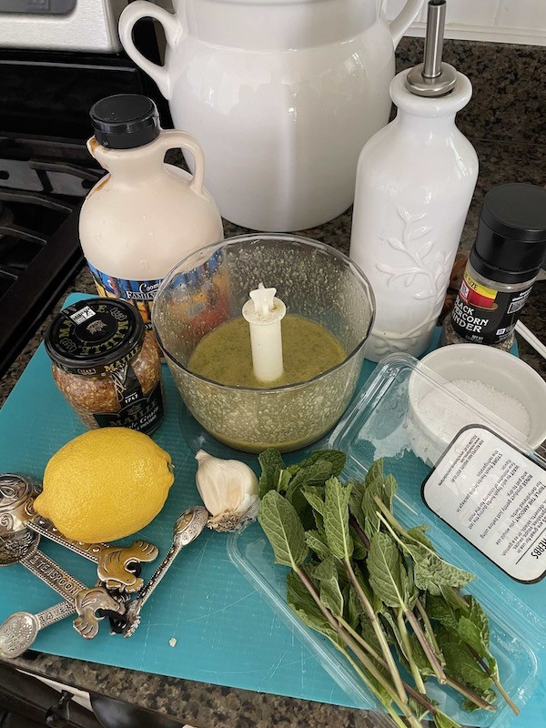 amazing spring green salad recipe ingredients- Karins Kottage