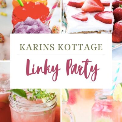 Karins Kottage LInky party fun drinks and dessert