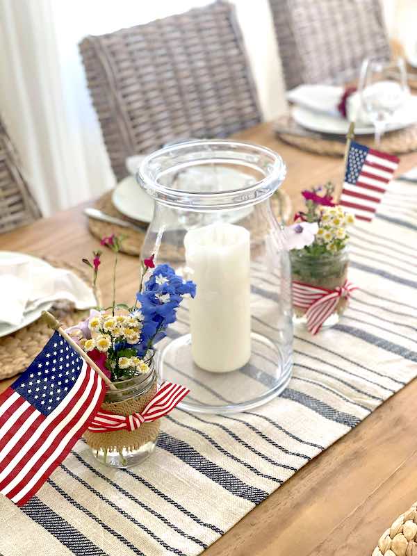 The Perfect Red, White, and Blue Table: Simple and Stunning!