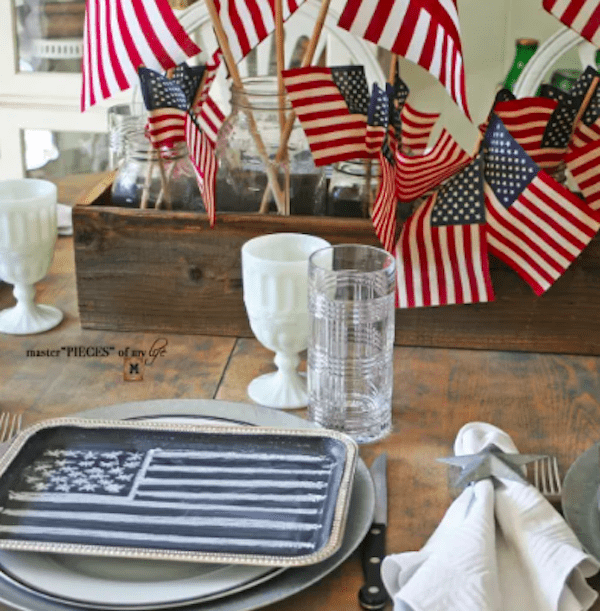 Karins Kottage Linky Party- Patriotic decor