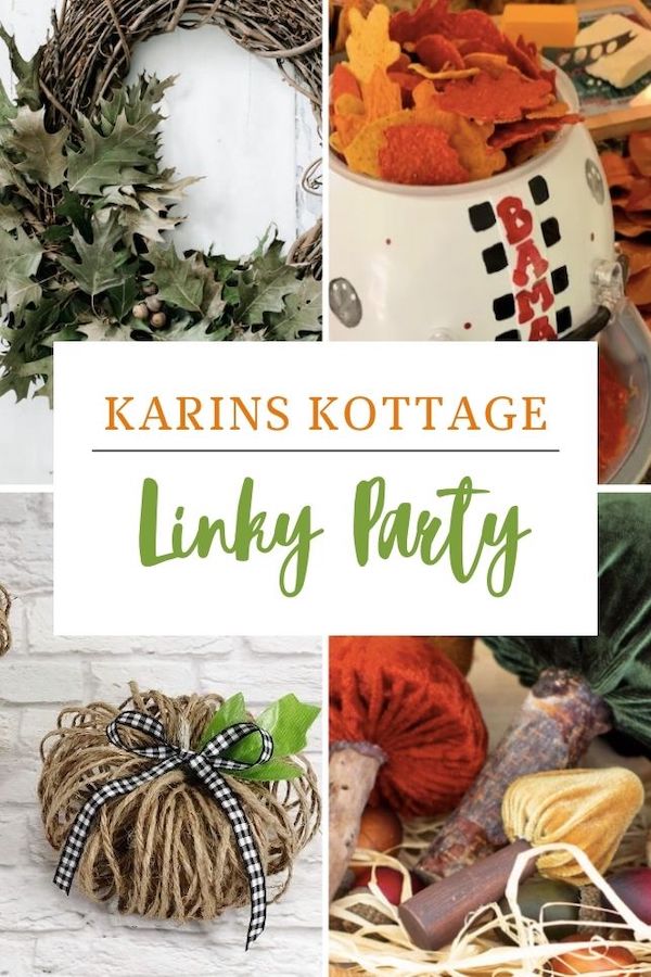 Karins Kottage Linky Party #329- Fall decor