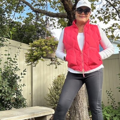 Chic and Cozy: Puffer Vests and Leggings – Fall Fashion for 50+