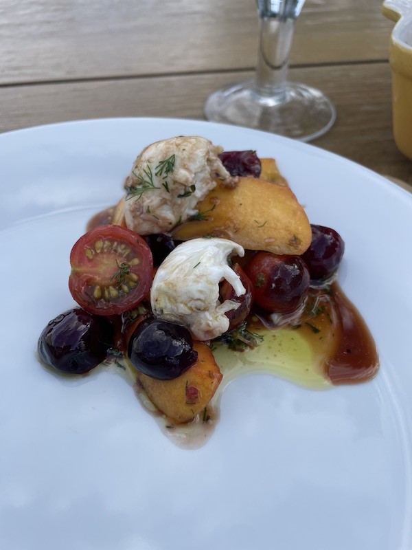 Early Fall Delight: Peach, Cherry Tomato Salad Wins Hearts