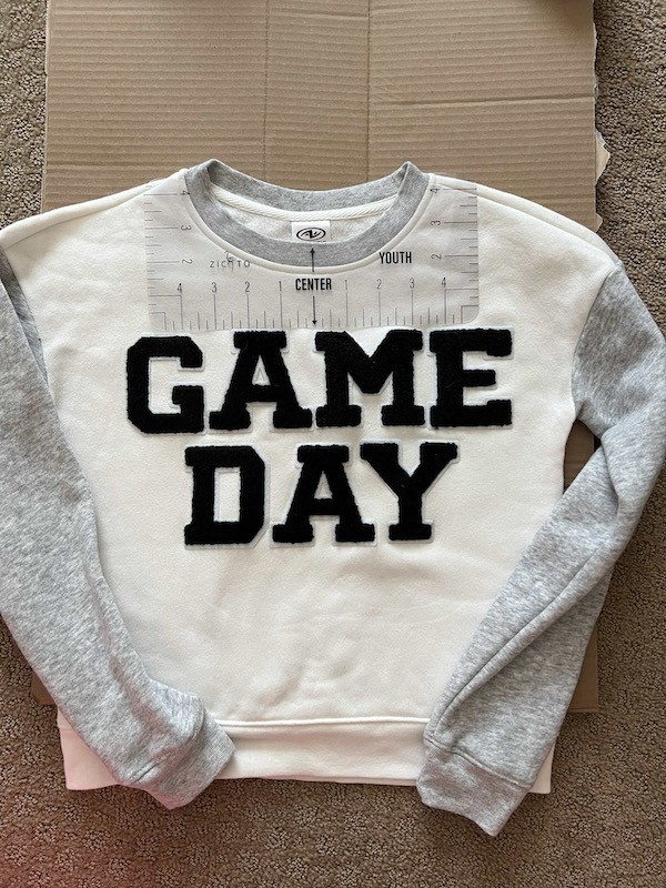 DIY Game Day Gear Sweatshirts for Kids! - Karins Kottage