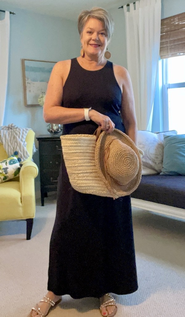 Tank top maxi dress essential fashion piece for over 50