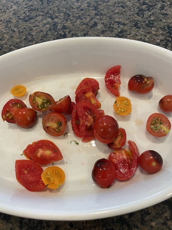 Early Fall Delight: Peach, Cherry Tomato Salad Wins Hearts