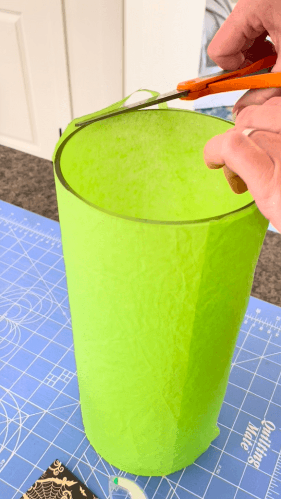 How To Make Spooky Illuminating Tissue Paper Candle Sleeve