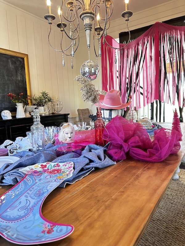 Giddy Up for a Spooky Western Barbieland Halloween Tablescape!