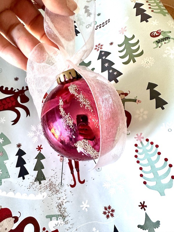 Transforming Old Christmas Ornaments into Antique Treasures