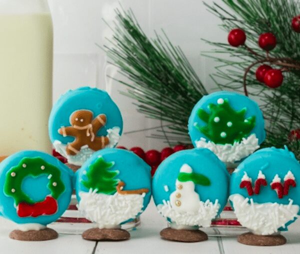 Creative Delights from Four Amazing Bloggers- Snow globe cookies