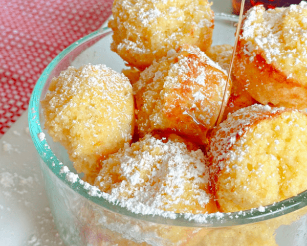 Creative Delights from Four Amazing Bloggers- Easy french toast balls recipe
