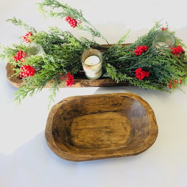 Deck the Halls: Wooden Dough Bowls Unleash Christmas Creativity!