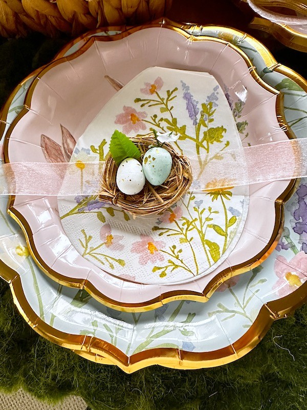 Charming Easter Bunny Table Setting