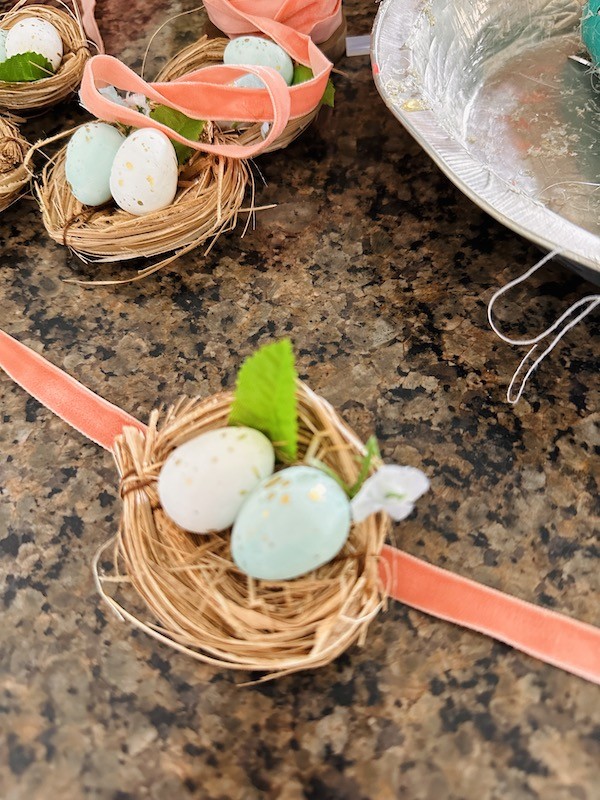 DIY Easter Nest Napkin Rings