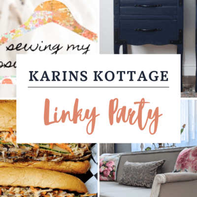 This Week's Linky Party: Sewing, Interiors, Painting, & Bahn Mi Joy!