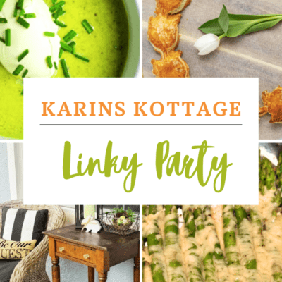 Karins Kottage Linky Party- Recipes and a spring refresh