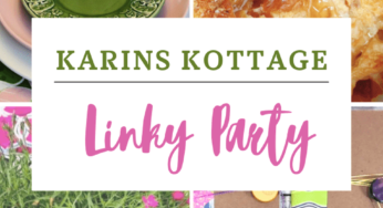 Pink and Green Linky Party-Spring Decor and Recipe
