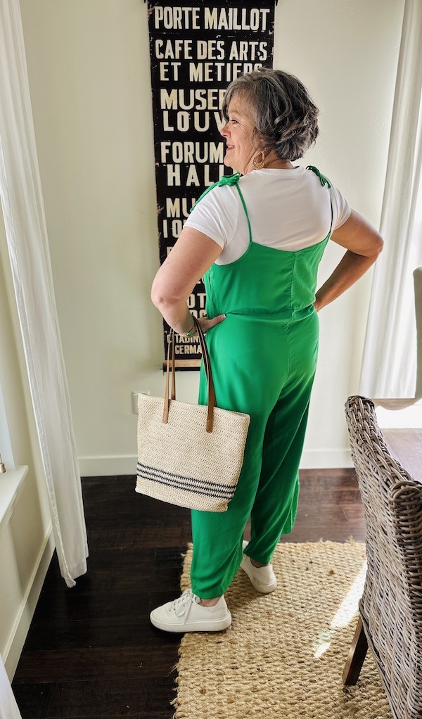 How to style old navy sleeveless jumpsuit styled 2 ways