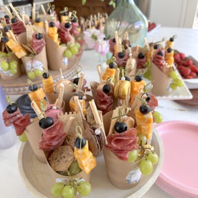 How To Make Cute Charcuterie Cups For Baby Shower
