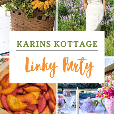 Weekly Linky Party: Vintage Baskets, Poolside Dining, Galette Delights & Stylish Shifts!